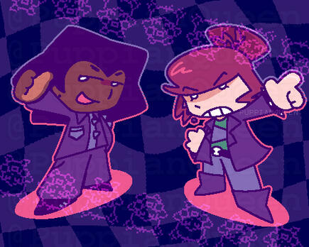 Smalls and Pandora (MINDWAVE). A commission like this would be $40.