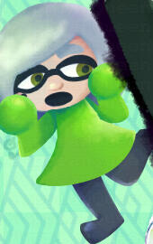 Marie (Splatoon) as a Mii.